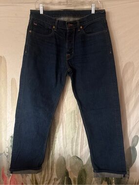 WIES MADE Jack Jeans Mens JACK Raw Selvedge Made in USA Button Fly 🌵 33x32